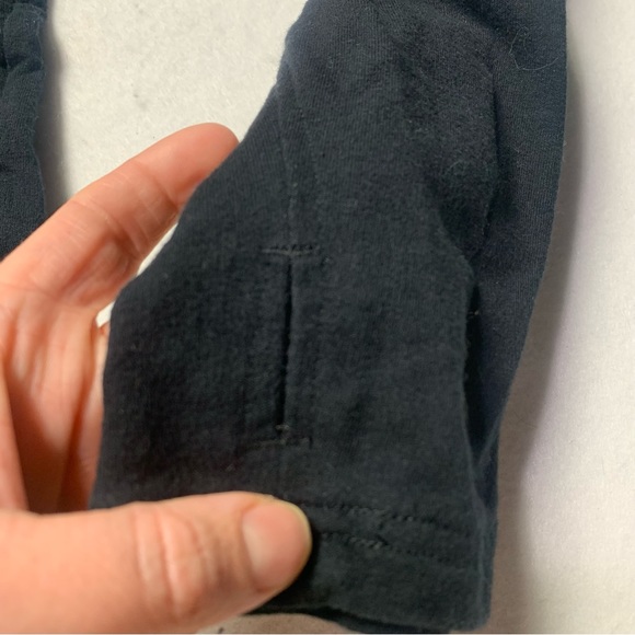 Zyia Quilted Front Black Hoodie Sweatshirt size XXXl 16-18 - Picture 5 of 10